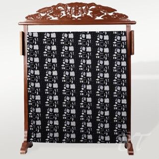 Kain Batik Meteran Motif Rayon 49152/12 CNTG Warna Hitam SB
